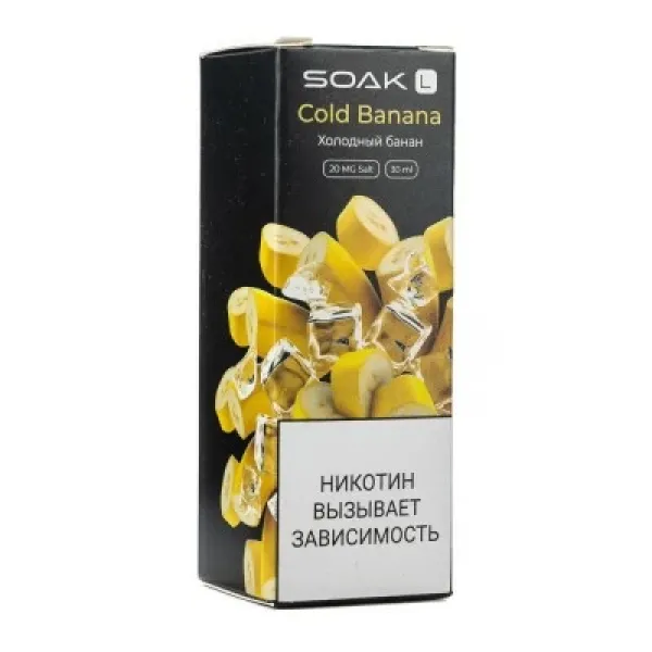 Жидкость SOAK L Cold Banana 30 мл в Калининграде