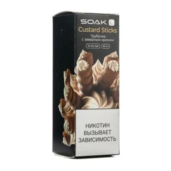 Жидкость SOAK L Custard Sticks 30 мл в Калининграде
