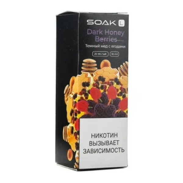Жидкость SOAK L Dark Honey Berries 30 мл в Калининграде