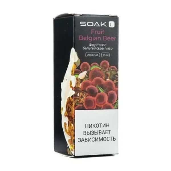 Жидкость SOAK L Fruit Belgian Beer 30 мл в Калининграде
