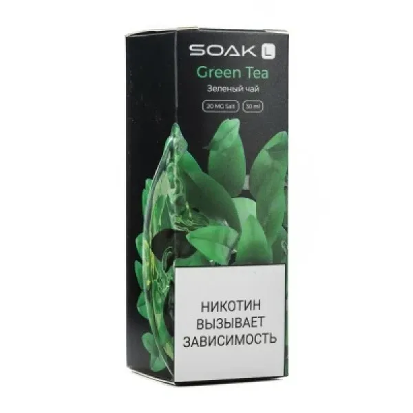 Жидкость SOAK L Green Tea 30 мл в Калининграде