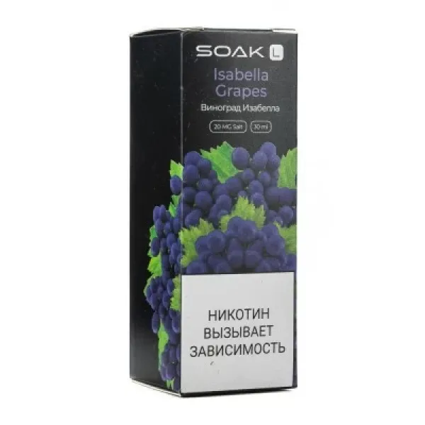 Жидкость SOAK L Isabella Grapes 30 мл в Калининграде