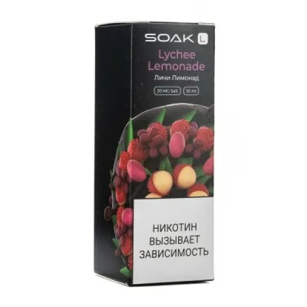Жидкость SOAK L Lychee Lemonade 30 мл в Калининграде