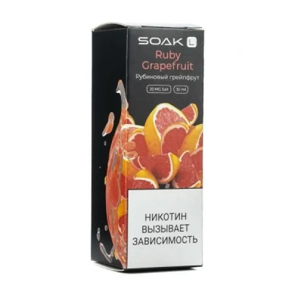 Жидкость SOAK L Ruby Grapefruit 30 мл в Калининграде
