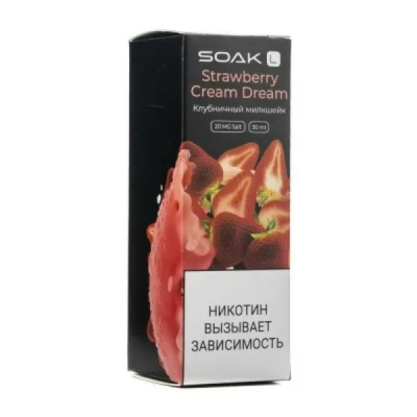 Жидкость SOAK L Strawberry Cream Dream 30 мл в Калининграде