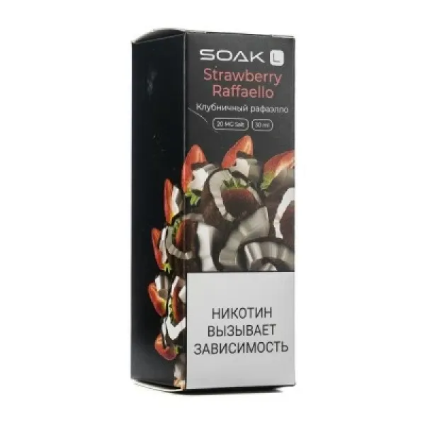 Жидкость SOAK L Strawberry Raffaello 30 мл в Калининграде