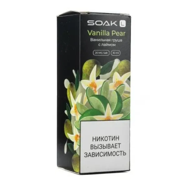Жидкость SOAK L Vanilla Pear 30 мл в Калининграде