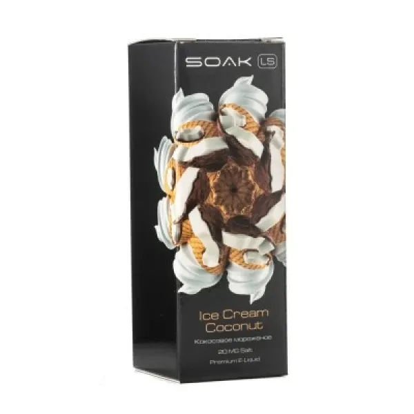 Жидкость SOAK LS Ice Cream Coconut 30 мл в Калининграде