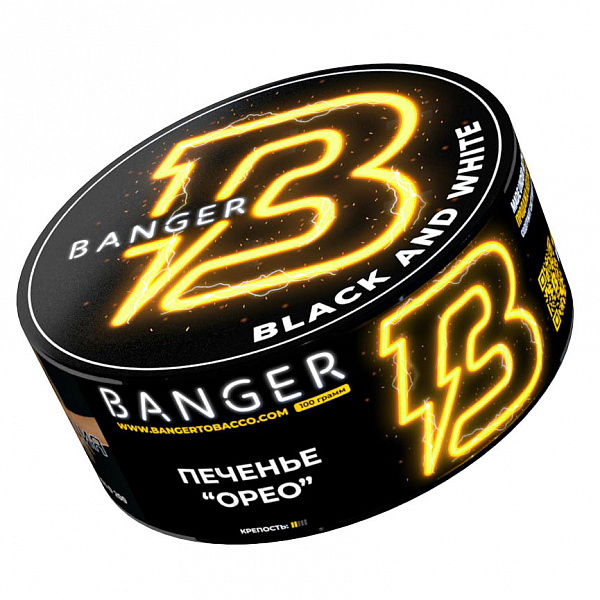 Табак Banger Black and white (Печенье орео) 100 гр в Калининграде