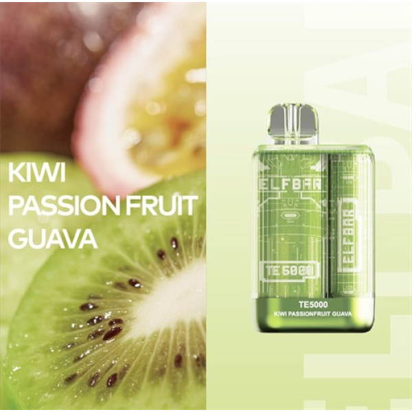 Elfbar TE5000 Kiwi Passion fruit Guava, 5000 тяг в Калининграде