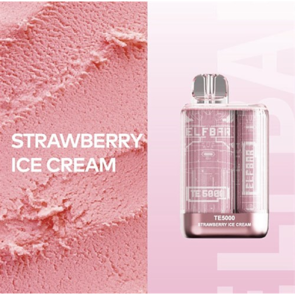 Elfbar TE5000 Strawberry Ice Cream, 5000 тяг в Калининграде
