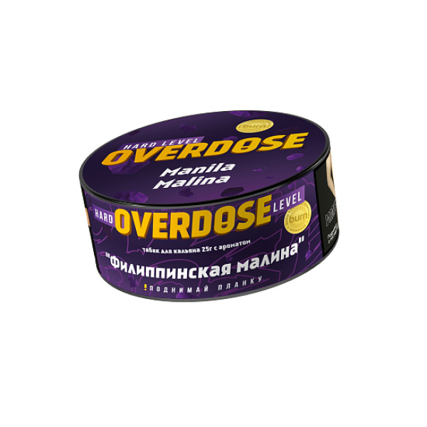 Табак Overdose Manila Malina (Филиппинская малина) 25 гр в Калининграде