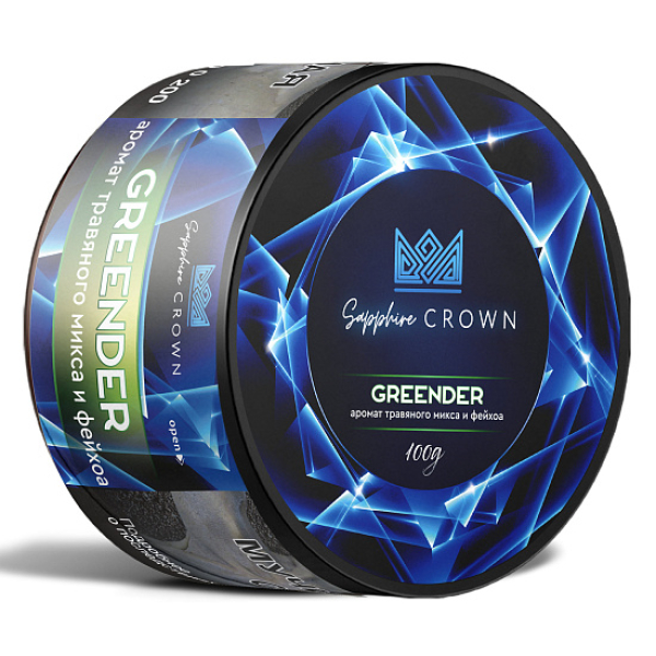 Табак SAPPHIRE CROWN GREENDER  100 грамм в Калининграде