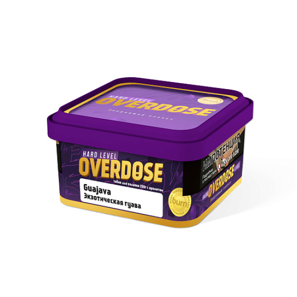 Табак OVERDOSE GUAJAVA  200 грамм в Калининграде