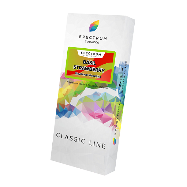 Табак SPECTRUM BASIL STRAWBERRY  100 грамм в Калининграде