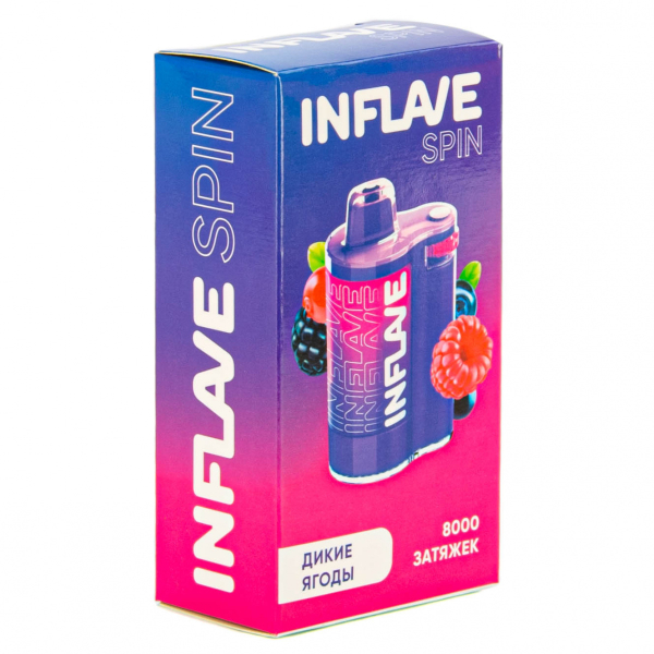 INFLAVE SPIN Дикие ягоды (8000 затяжек) в Калининграде