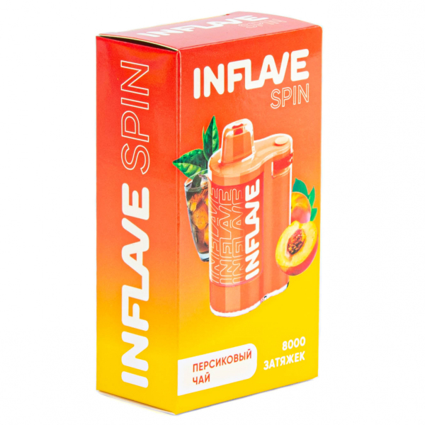 INFLAVE SPIN Персиковый чай (8000 затяжек) в Калининграде