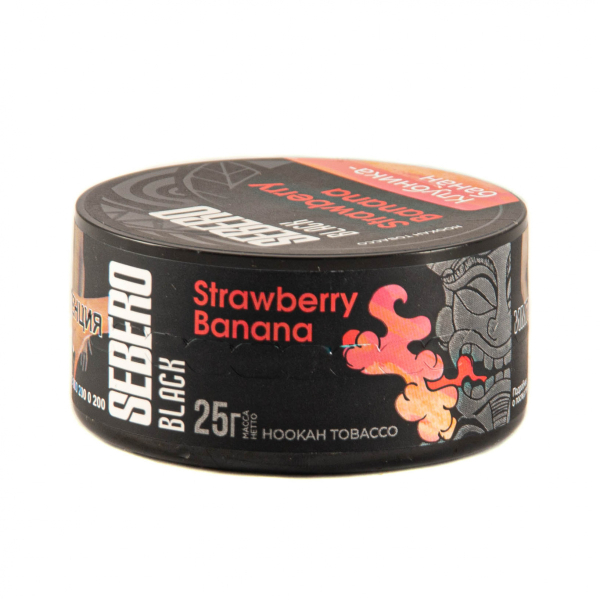Табак Sebero Black Strawberry Banana  25 грамм в Калининграде