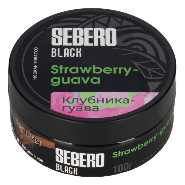Табак Sebero Black Strawberry Guava  100 грамм в Калининграде