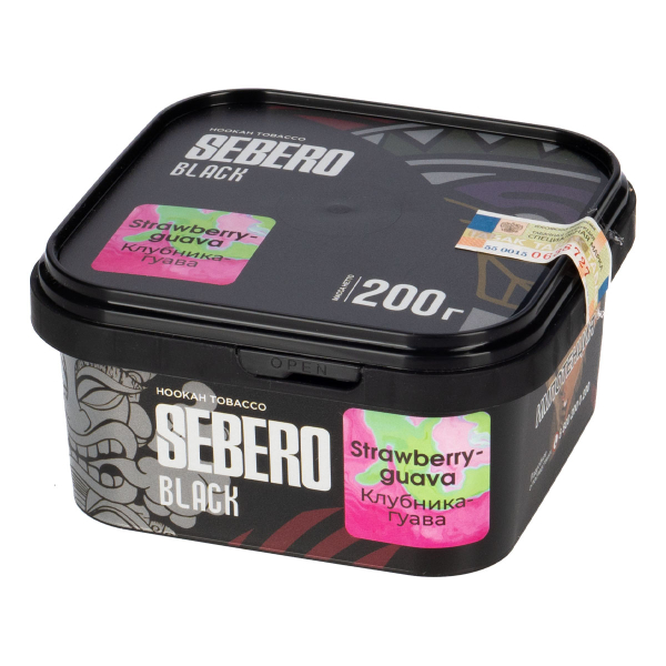 Табак Sebero Black Strawberry Guava  200 грамм в Калининграде