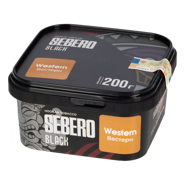 Табак Sebero Black Western  200 грамм в Калининграде