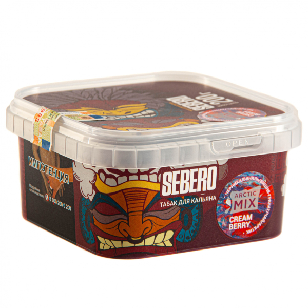 Табак Sebero Arctic Mix Cream berry  200 грамм в Калининграде