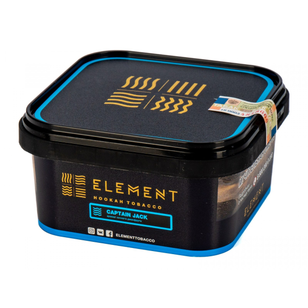 Табак Element ВОДА Captain Jack   200 грамм в Калининграде