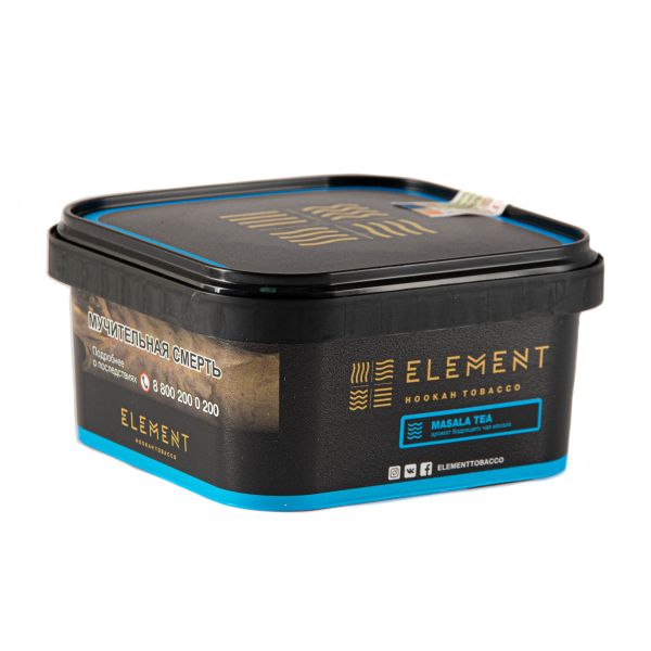 Табак Element ВОДА Masala tea  200 грамм в Калининграде