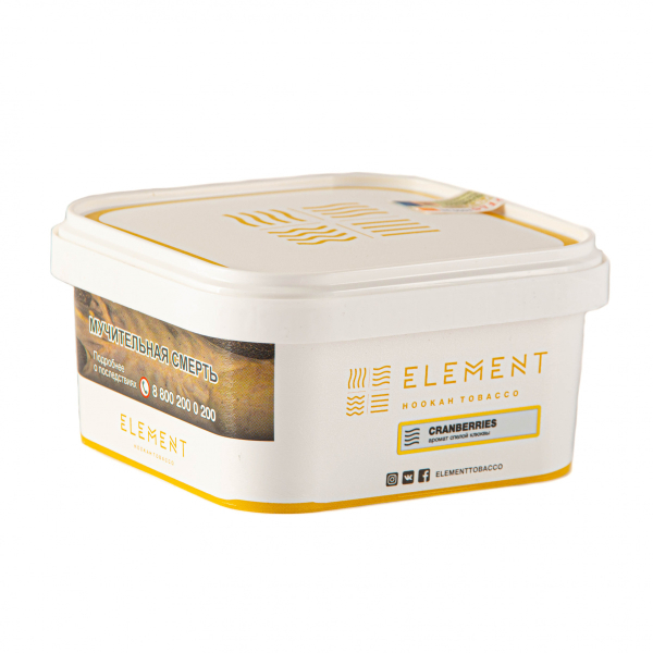 Табак Element ВОЗДУХ Cranberries  200 грамм в Калининграде