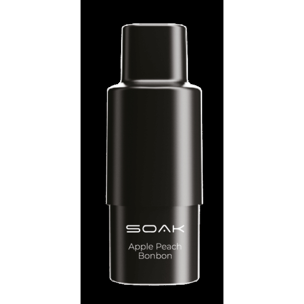 Картридж SOAK Q Яблоко-персик (1500 затяжек) в Калининграде