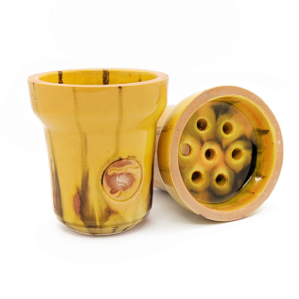 Чаша St Bowls Classic Glaze желтая с полосками в Калининграде