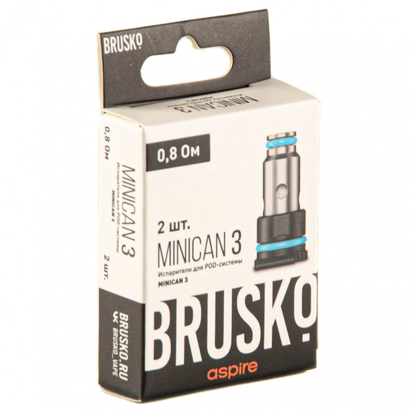 Испаритель Brusko Minican 3 (2шт.) 0.8 в Калининграде