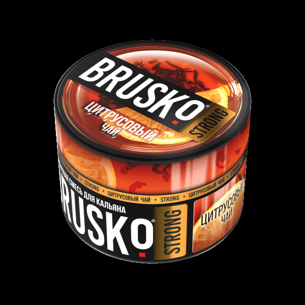 Смесь Brusko Strong цитрусовый чай  50 гр в Калининграде