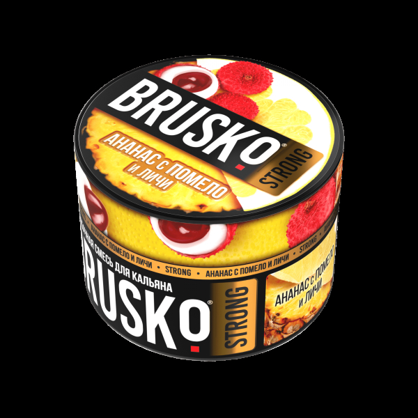 Смесь Brusko Strong ананас с помело и личи  50 гр в Калининграде