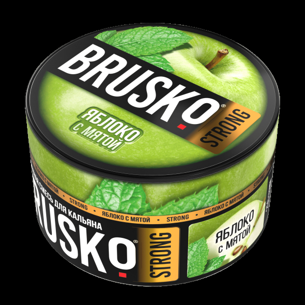 Смесь Brusko Strong яблоко с мятой  250 гр в Калининграде