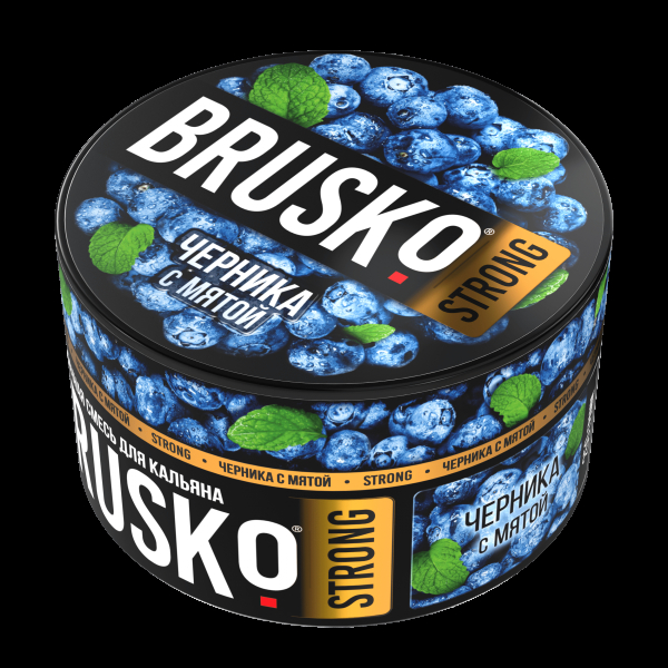 Смесь Brusko Strong черника с мятой  250 гр в Калининграде