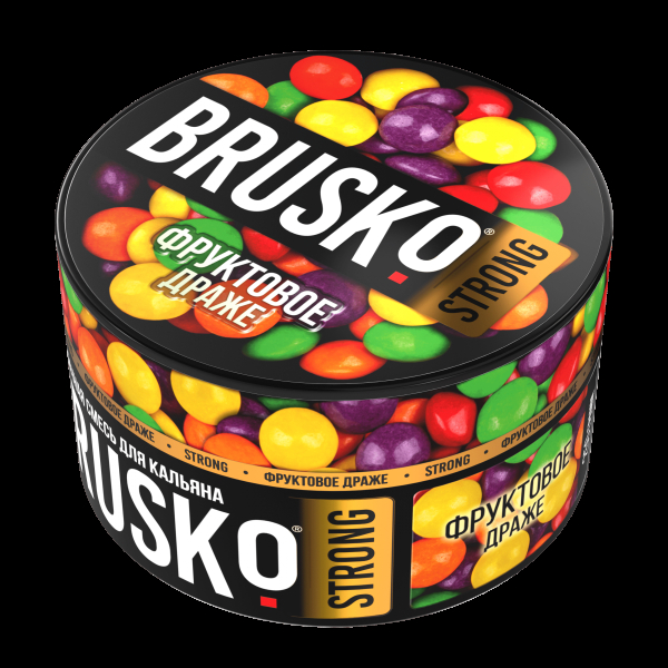 Смесь Brusko Strong фруктовое драже  250 гр в Калининграде