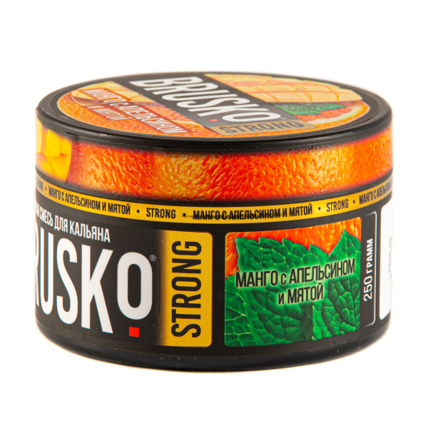 Смесь Brusko Strong манго с апельсином и мятой  250 гр в Калининграде