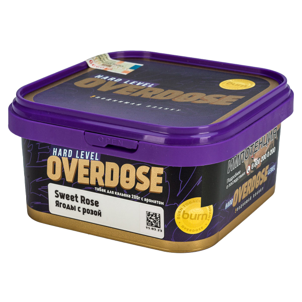 Табак Overdose Sweet Rose  200 грамм в Калининграде