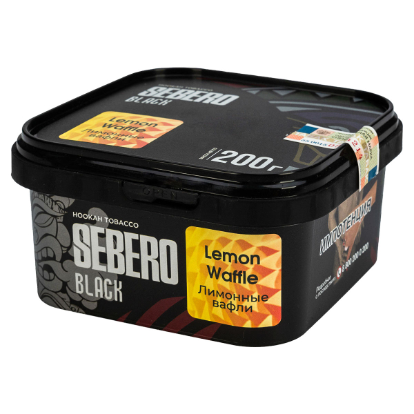 Табак Sebero Black Lemon Waffle  200 грамм в Калининграде