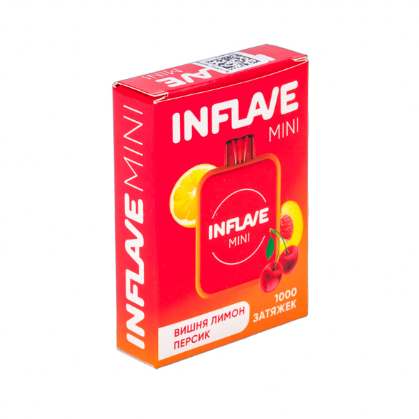 Inflave Mini Вишня Персик Лимон (1000 Затяжек) в Калининграде