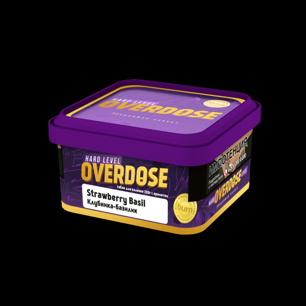 Табак Overdose Strawberry Basil  200 грамм в Калининграде