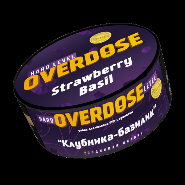 Табак Overdose Strawberry Basil  100 грамм в Калининграде