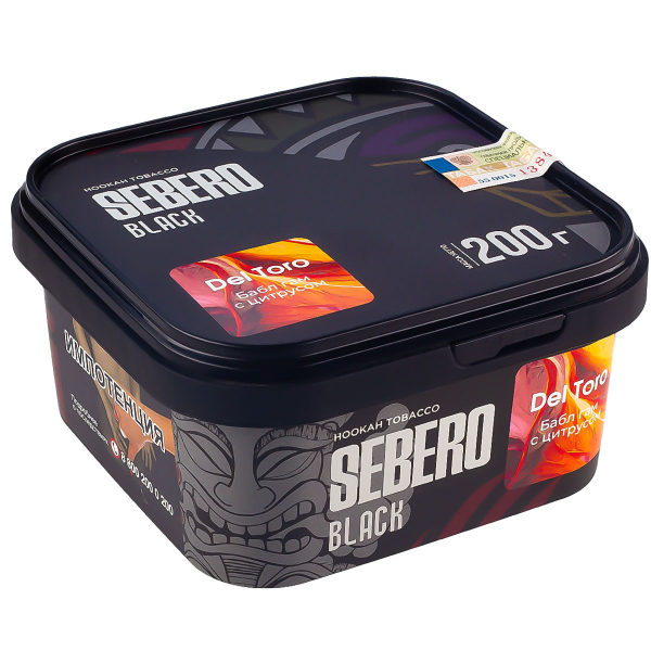 Табак Sebero Black Del Toro  200 грамм в Калининграде