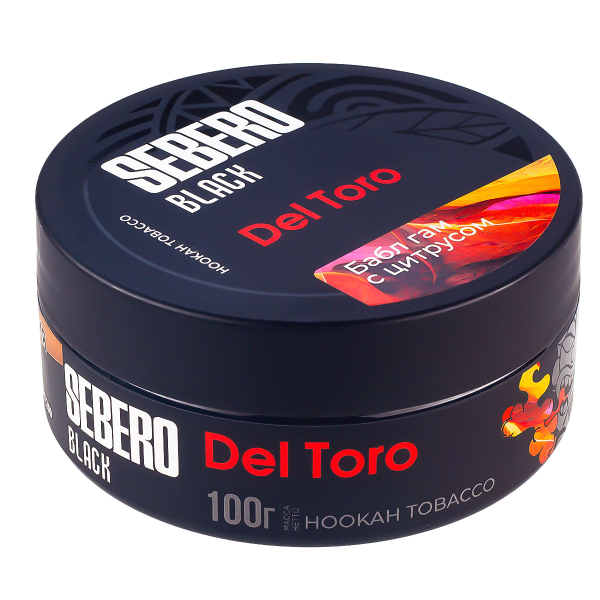Табак Sebero Black Del Toro  100 грамм в Калининграде
