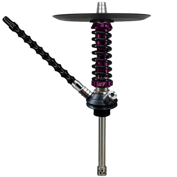 Кальян Mamay Custom Coilovers Micro Пурпурный Сплеш Черный  в Калининграде
