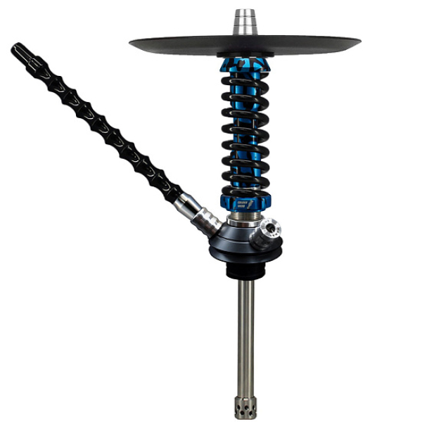 Кальян Mamay Custom Coilovers Micro Синий Сплеш Черный  в Калининграде