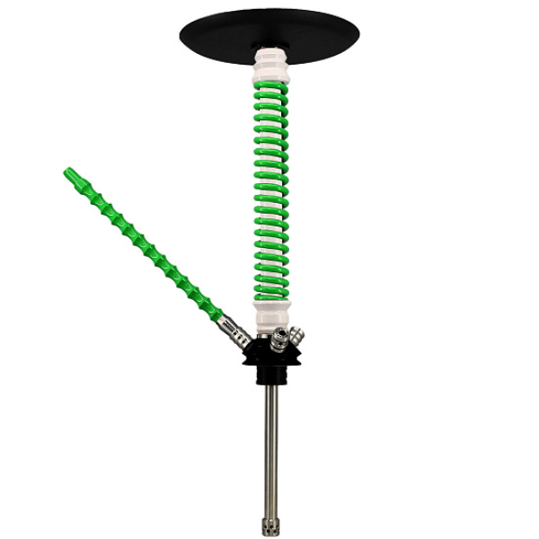 Кальян Mamay Custom V3 №12 Coilovers Белый-Салат  в Калининграде