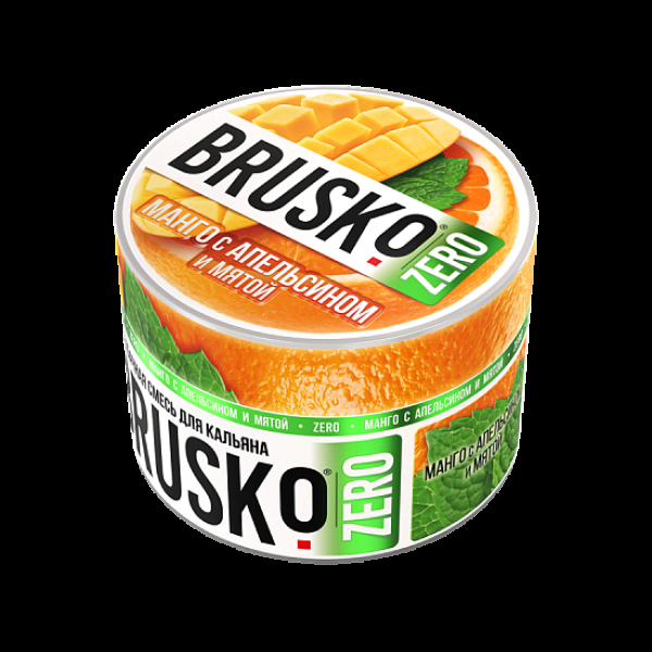 Смесь Brusko Манго С Апельсином И Мятой (Zero)  50 гр в Калининграде