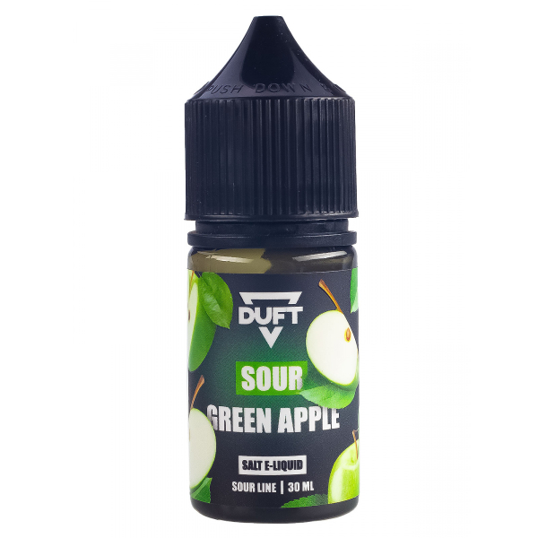 Жидкость Duft Sour Line Salt 20 Green Apple 30 Мл в Калининграде